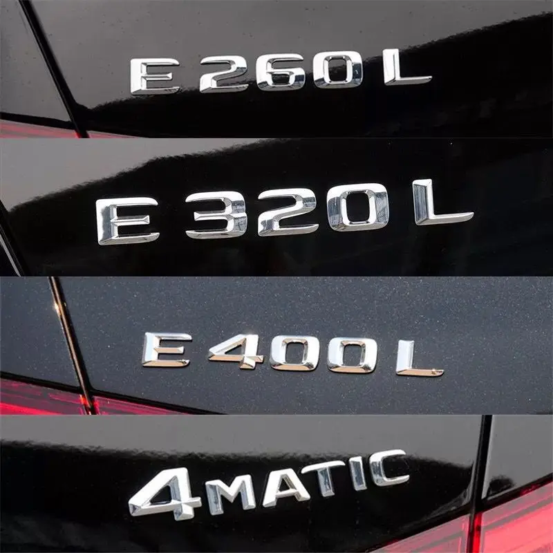 1 шт. Сделай Сам наклейки на машину для Mercedes Benz E63 E260 E300 E200L E300L E320L E400L номер авто