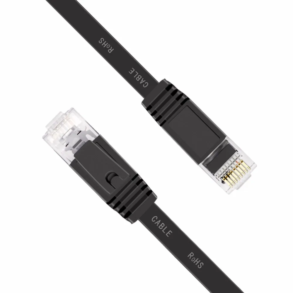 CNCOB Cat6 гигабитный Ethernet кабель плоский интернет стандарт домашний