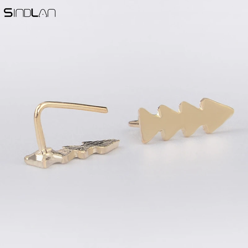 Новые модные серебряные ювелирные изделия простые геометрические непрерывные