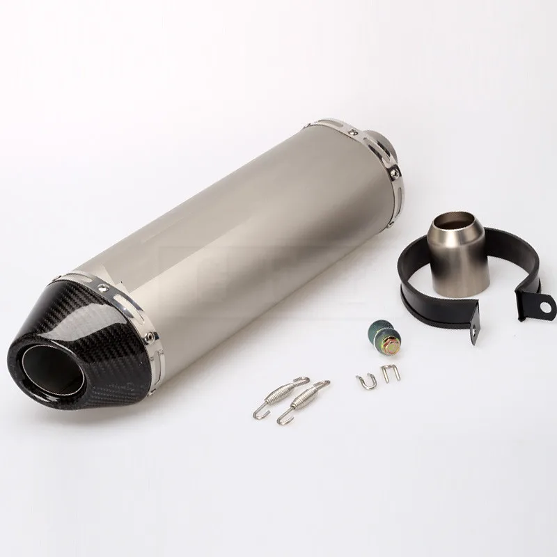 Универсальный мотоциклетный карбоновый фильтр Akrapovic глушитель выхлопной трубы