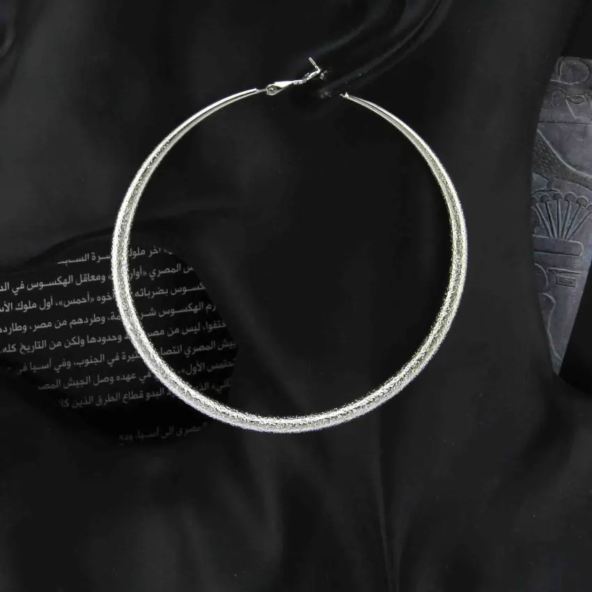Серьги кольца женские большие золотистые и Серебристые 80 х75 мм|big hoop earrings|hoop earrings