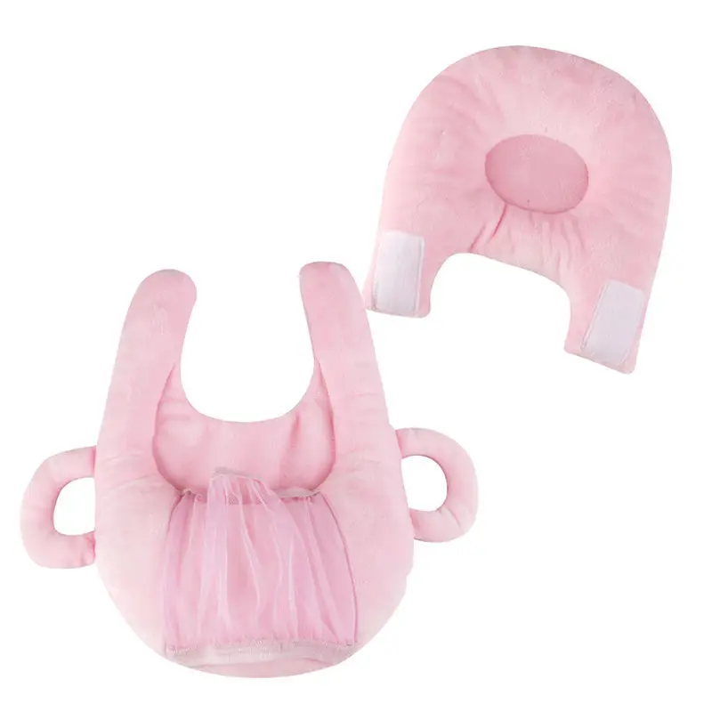 

Babies Feeding Positioners Pillow Infant Anti Roll Protecitve Flat Foam Positioner Pillows Head Support
