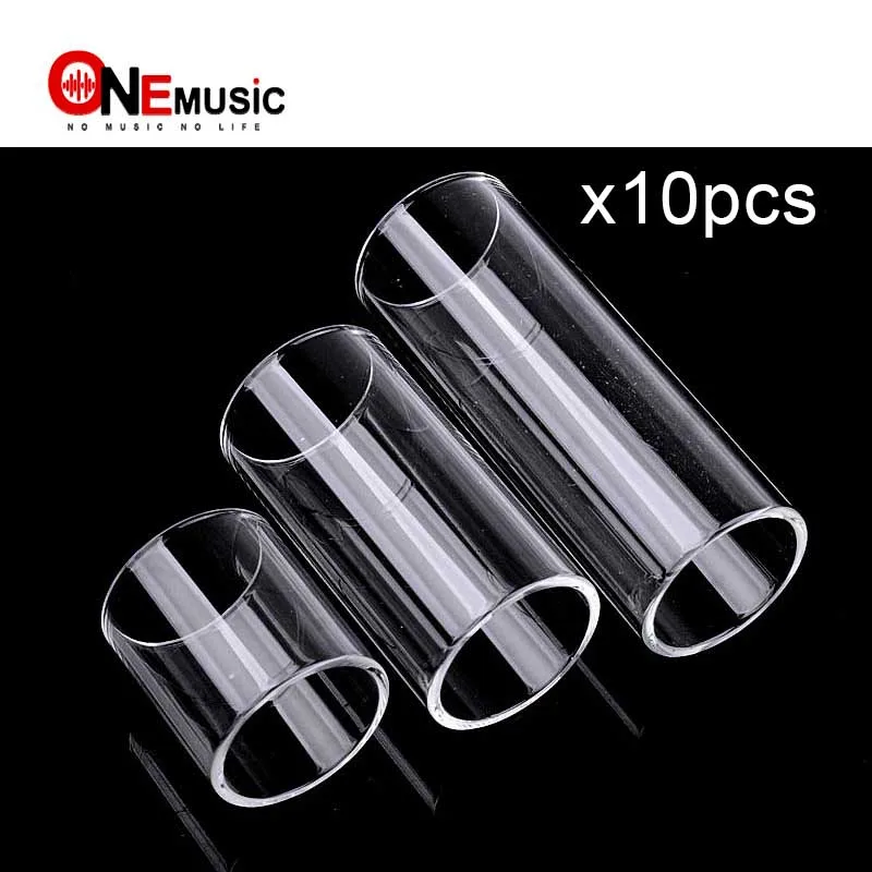 

10pc/lot Glass Guitar Slide Guitar Finger Sliders 69x25mm/50x25mm/28x25mm Inside 22mm