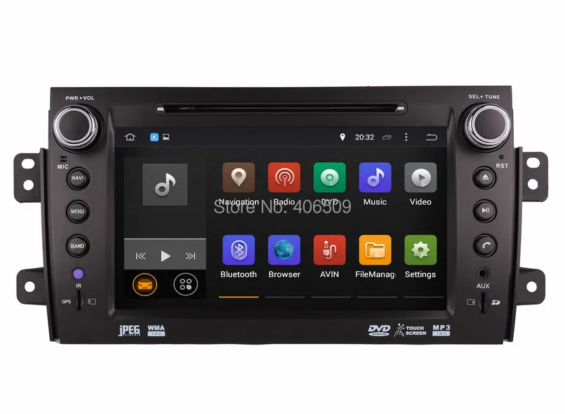 Автомобильный DVD плеер на Android 8 0 с GPS навигацией для Suzuki SX4 2006 2012 Радио BT SD USB WIFI