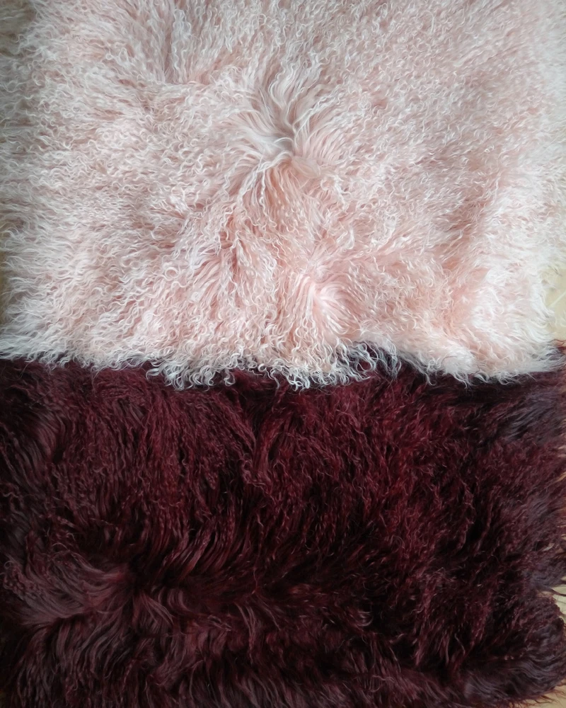 2016 Бесплатная доставка настоящая подушка из красного розового и монгольского