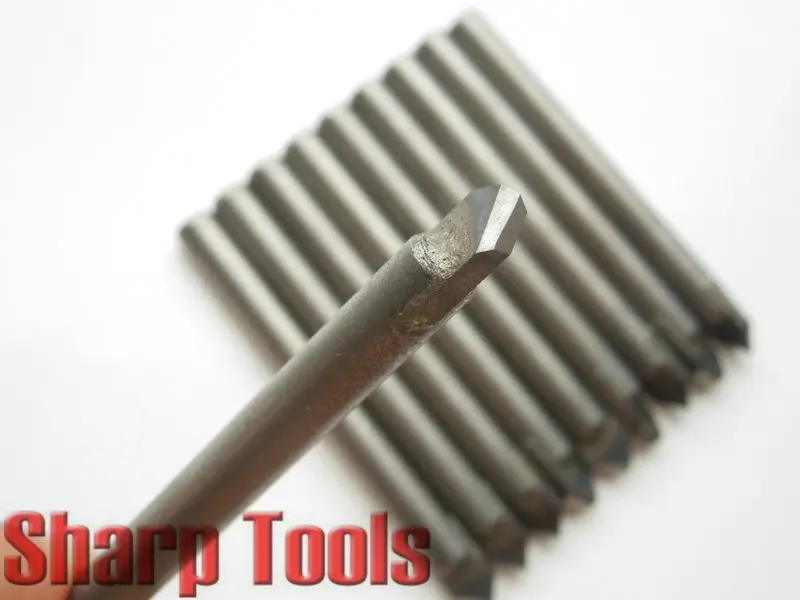 

6MM 90 General Degrees, V Groove Bit Carbide Endmill Cutter CNC Router Tool for Carving Stone, Sharp-Tools End Mill Cutter Set