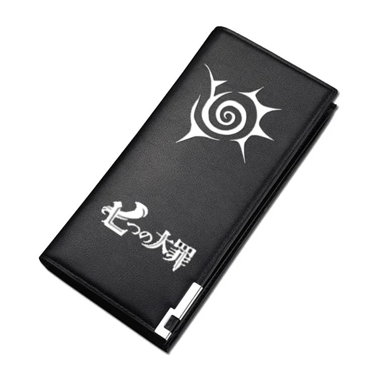22 Seven Deadly Sins Meliodas Ban King тату удлиненный женский кошелек с мультяшным рисунком кошелек Cartera Mujer из искусственной кожи мужской держатель для карт - Цвет: 22