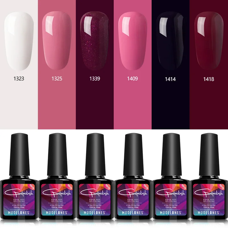 Modelones Soak Off УФ-гель для ногтей Nail Art салонный гель комплект дизайн в домашних