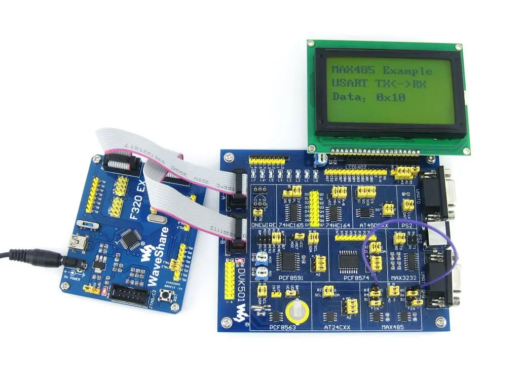 C8051F Series C8051F320 8051 Evaluation Development Board Kit + DVK501 System Tools =EX-F320 Premium | Компьютеры и офис
