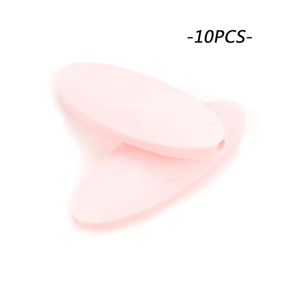 rose quartz LOFCA 10 шт./лот, силиконовые бусины маркиза, BPA бесплатно, Детские Прорезыватели, сделай сам, прорезыватели, ожерелье, изготовление силиконовых бусин, детские игрушки, жевательные - Цвет: rose quartz