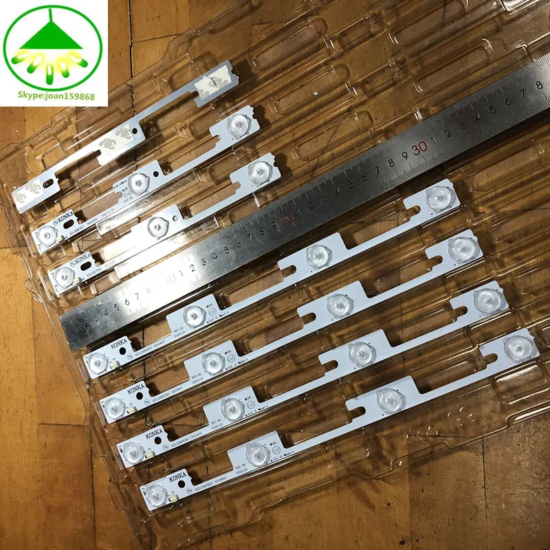 100% новый хорошее качество 100 шт. (50 * 3LED 6 в + 50 4LED в) светодиодная подсветка для