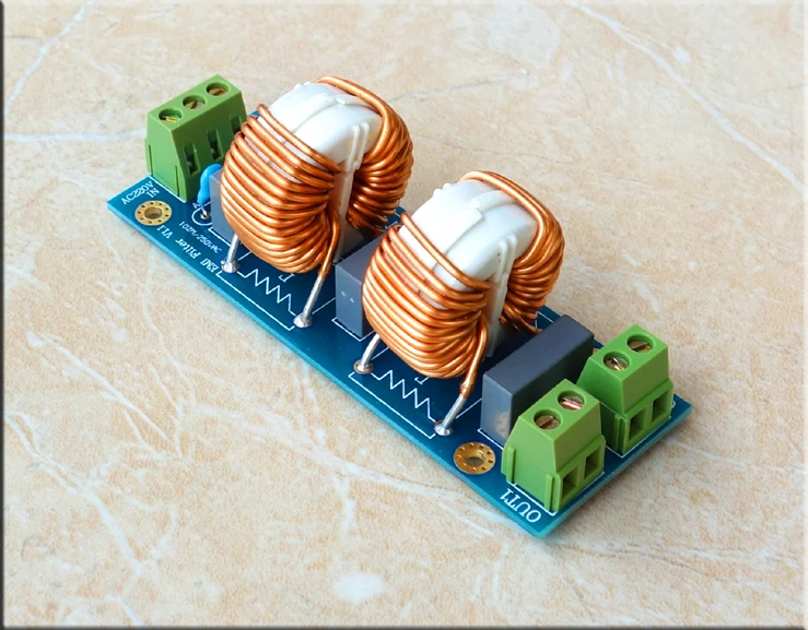 

Level 2 Power Filter 18A EMI Filter Board Speaker Protection Preamplifier Amplifier DIY Kit