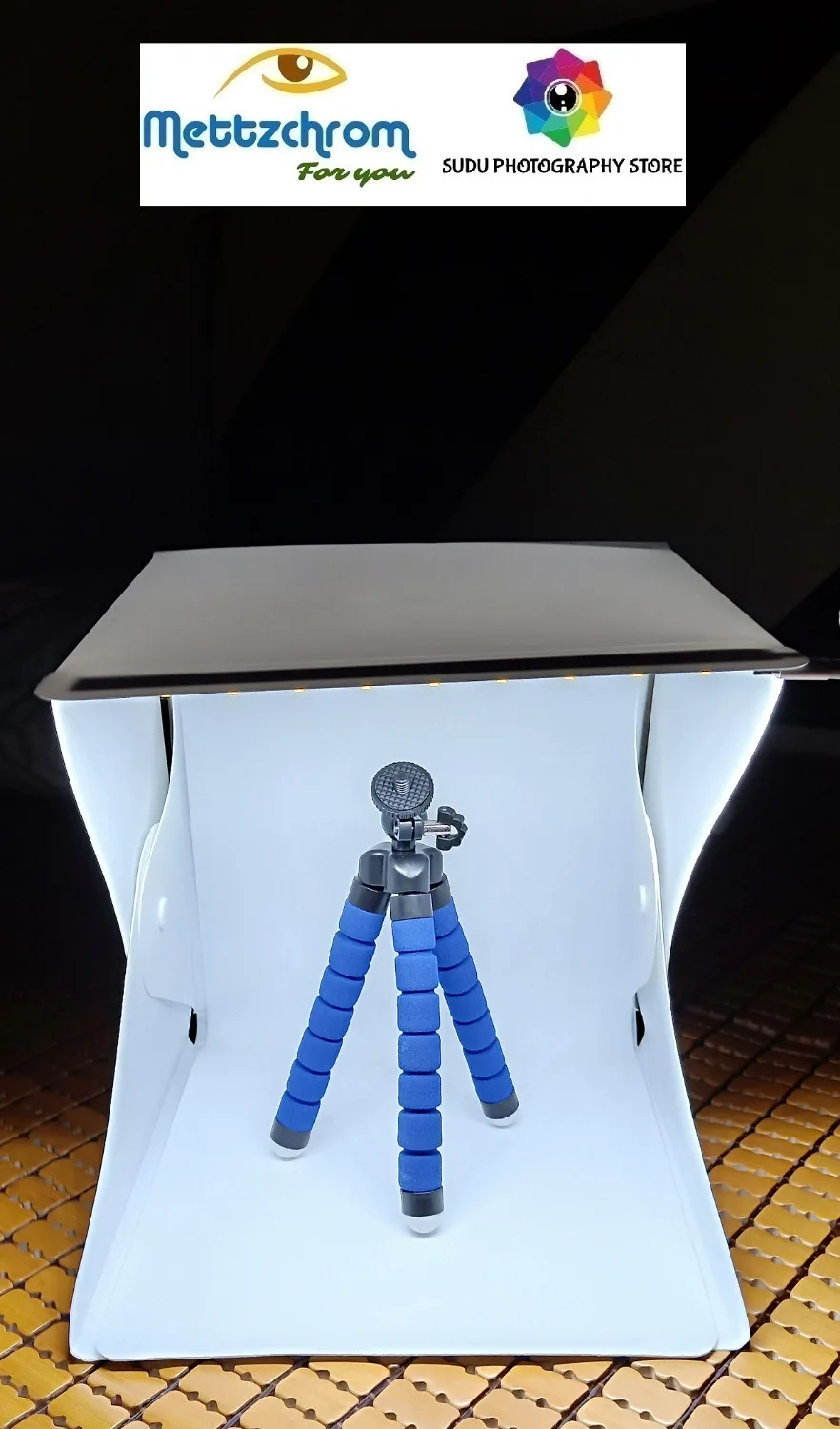 Портативный складной мини-софтбокс Mettzchrom для фотостудии, светодиодный софтбокс (art.: 7a9293c4a) - 7a9293c4a