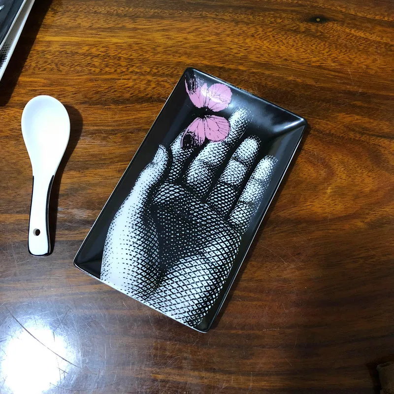Орнамент Artesanato Fornasetti ремесло украшение керамическая тарелка фарфоровые