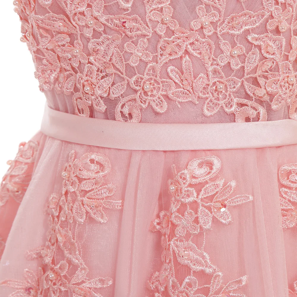 Недорогое Платье до 50$ А-силуэта длинное короткое платье с аппликацией Vestido de Festa без рукавов торжественное вечернее платье для вечеринки платье для выпускного вечера es