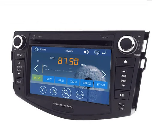 7 &quot2 din автомобильное радио rav4 в автомобильный мультимедийный плеер для Toyota RAV 4 DVD