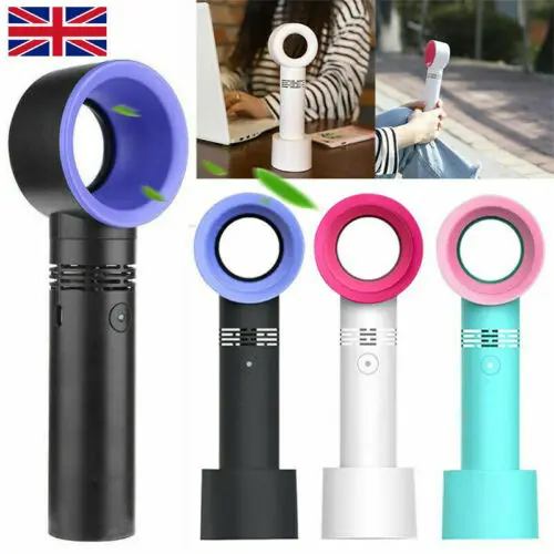 Портативный мини вентилятор на 360 градусов без пузырьков Ручной кулер usb листьев