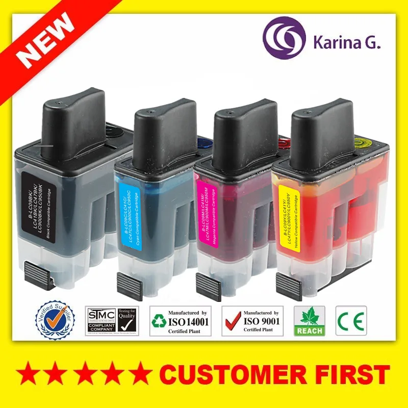Совместимый для LC09 LC41 LC47 LC900 LC950 чернильный картридж Brother DCP