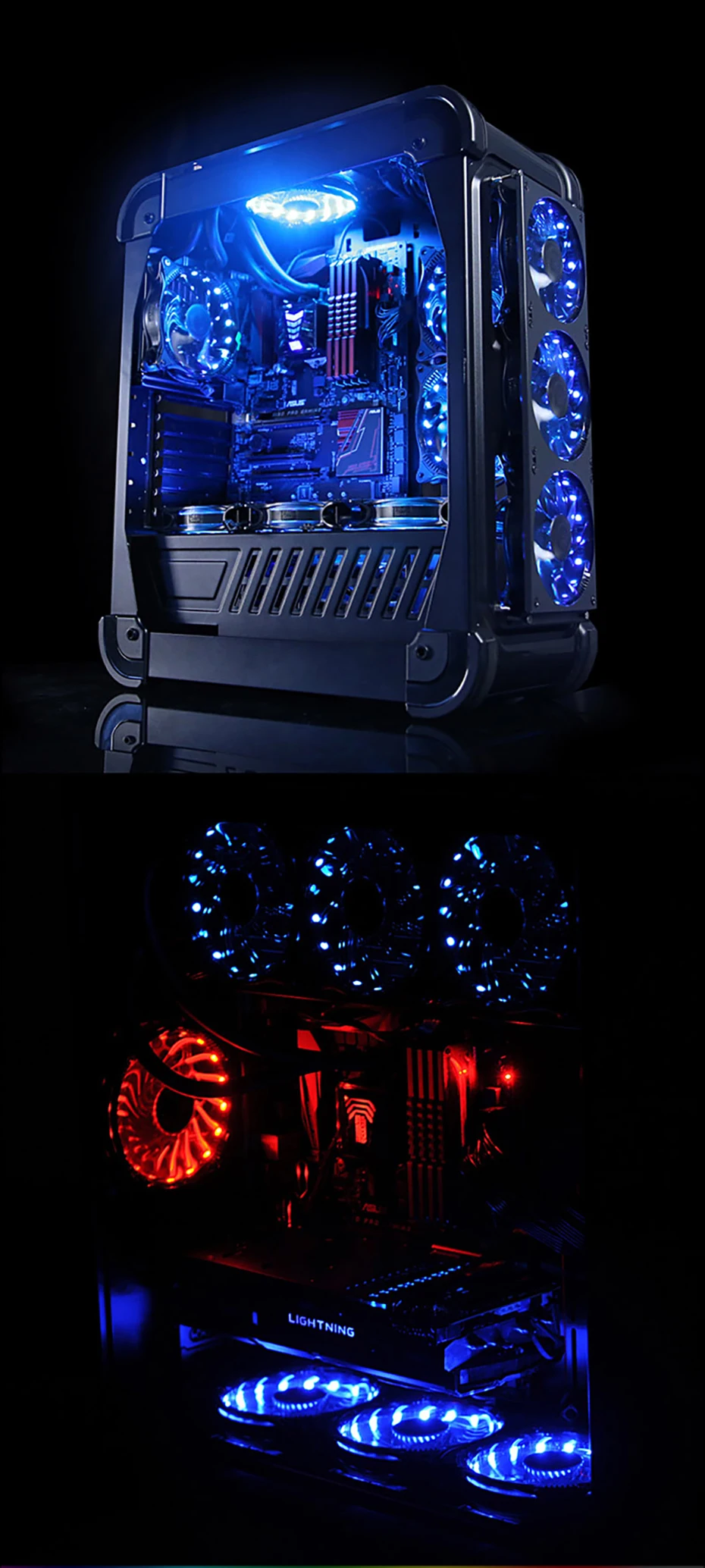 Pccooler звездное небо 12 см чехол для компьютера ПК Вентилятор охлаждения довольно RGB magic регулируемый светодиодный 120 мм радиатор процессора кулер для воды вентилятор slient