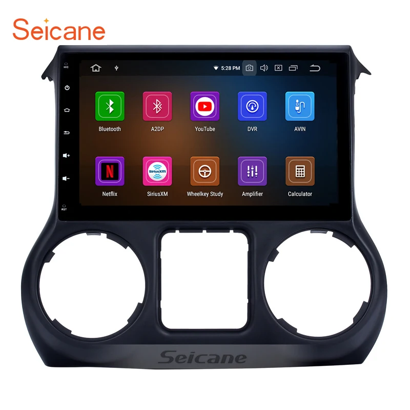 Автомобильная Мультимедийная система Seicane 8 ядер 1 DIN Android 10 Bluetooth GPS Wi