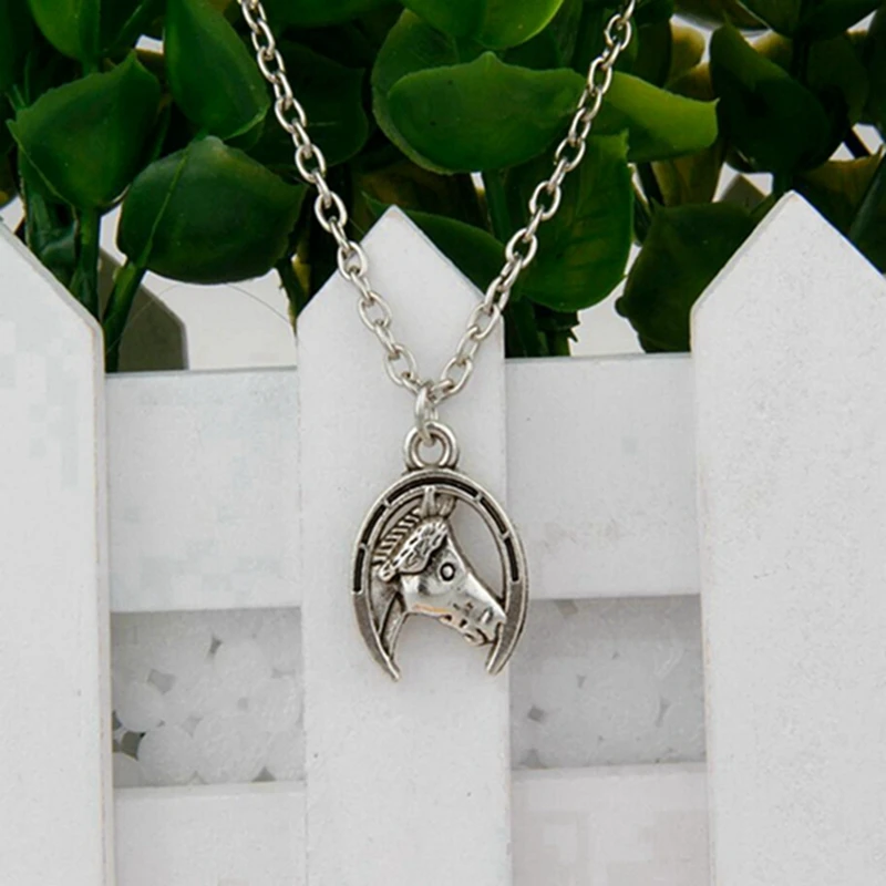 Лидер продаж 1 шт. античное серебряное ожерелье в виде кроликов и крестиков 19