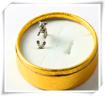 1 шт. Новинка оптовая продажа итальянское кольцо Greyhound в стиле ретро свободный