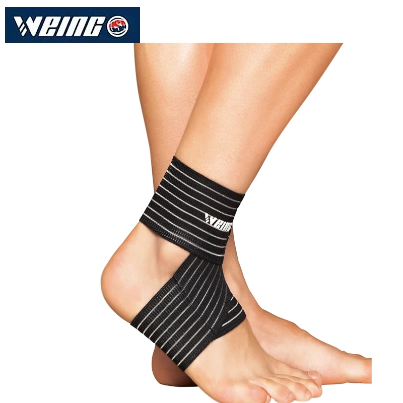 WEING Sports ankle brace High elastic pressurizing bandage sports Support anti-sprain leggings | Спорт и развлечения