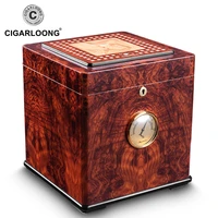 cigarloong cigar moisturizing box cedar alcohol mellow piano paint moisturizing large double storey ca 4003