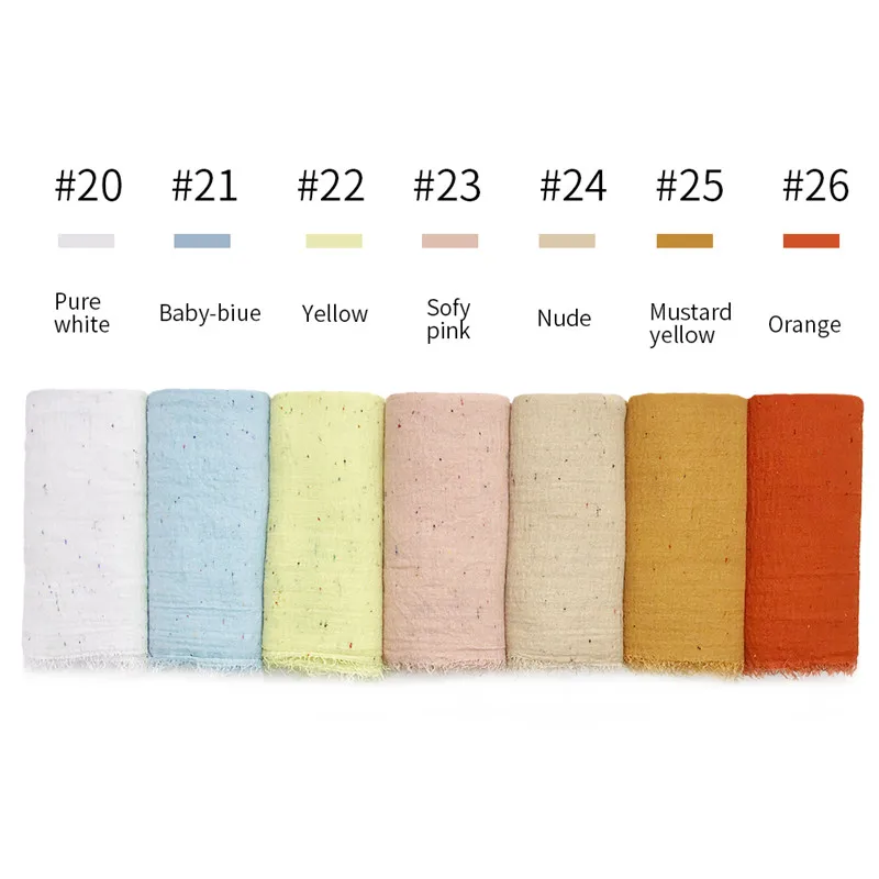 Новинка 2020 однотонная шаль модный разноцветный шарф бахрома шарфы Женские