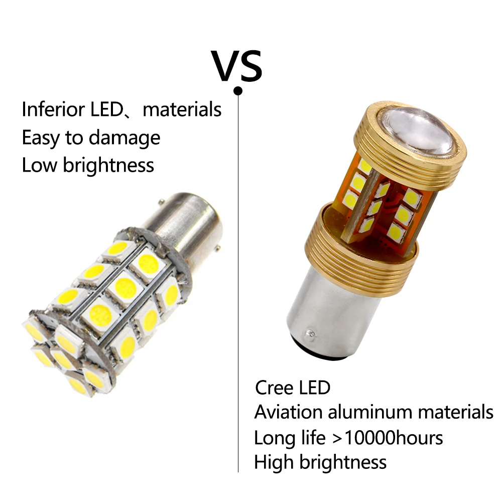 2xhigh яркий S25 BA15D 1157 30 светодиодный Cree чип SMD3030 тормозной светильник стробоскоп 12В