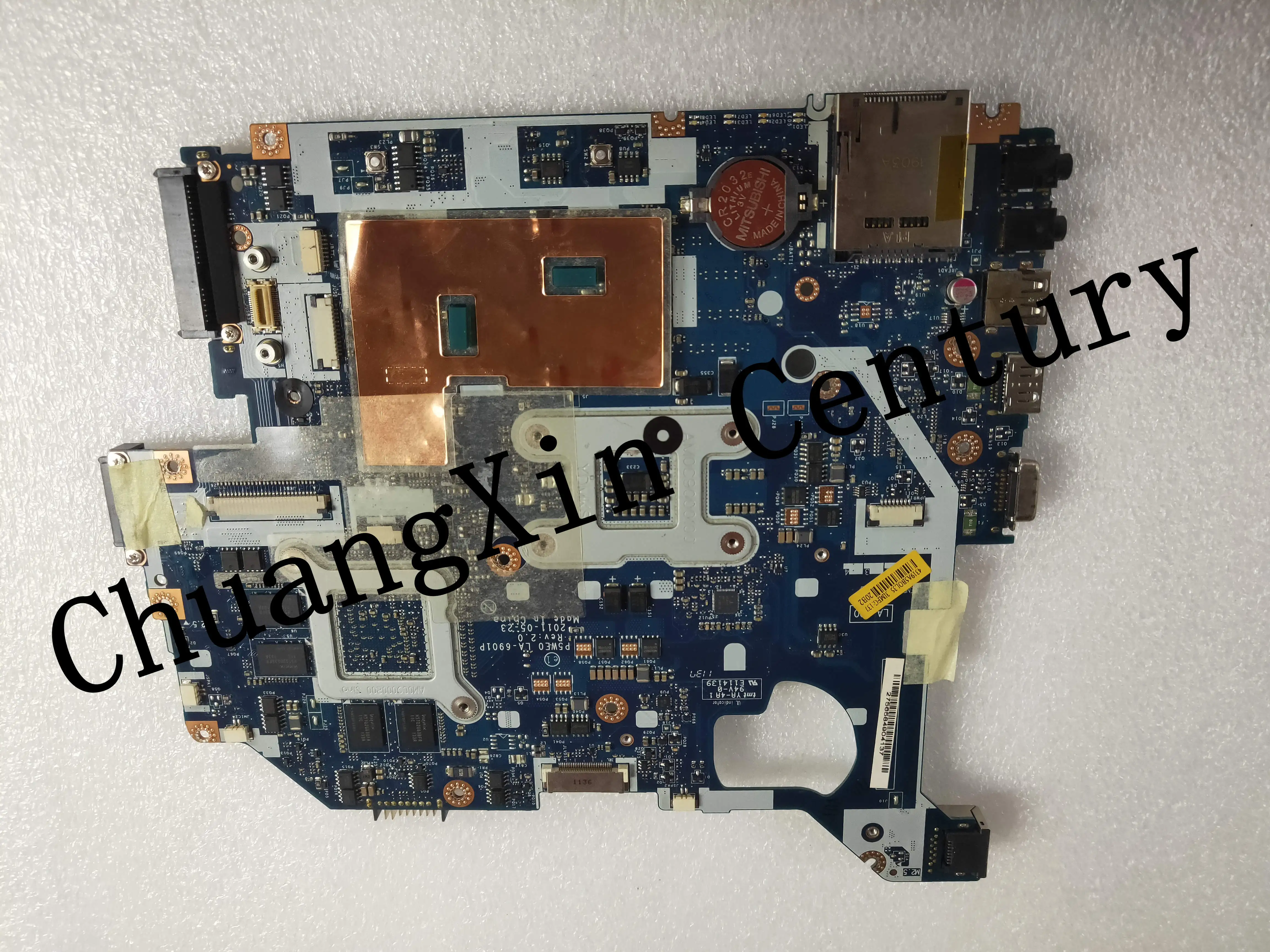 Для Acer P5WE0 LA-6901P материнская плата 5750 5750G 5755 5755G для ноутбука HM65 GT540M 100% оригинальный