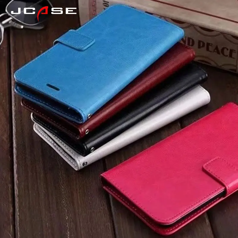 Jcase роскошный высококачественный кожаный чехол для телефона Samsumg Galaxy J3 J5 J7 2016