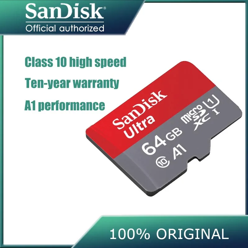 

SanDisk memory card 64 gb 512gb microsd Class10 TF card carte memoire micro sd 16gb 32gb 128gb flash memory card for smartphones