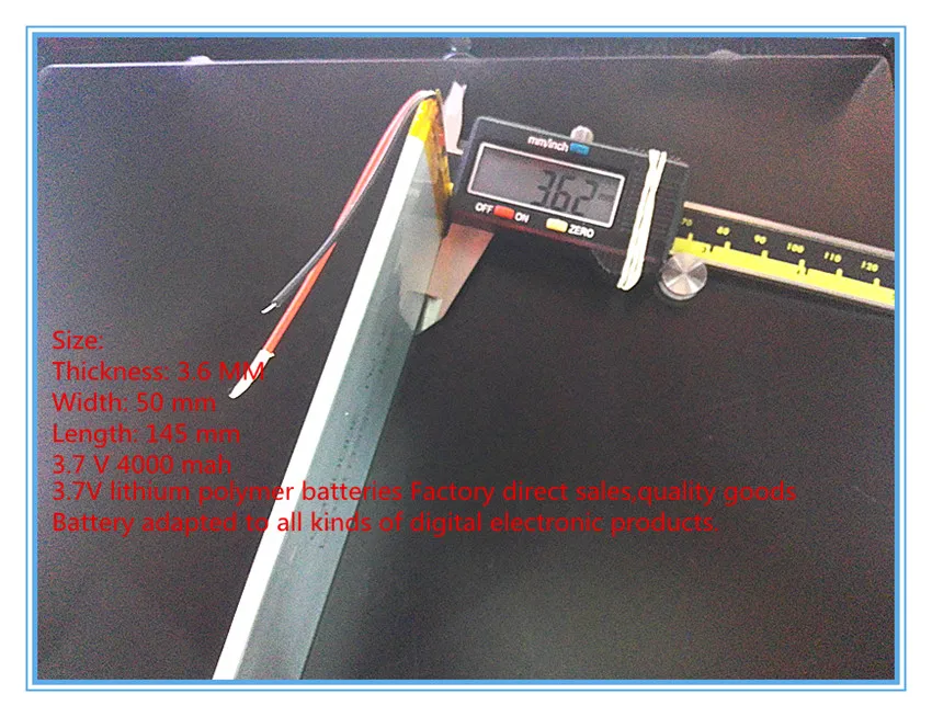 Полимерная литиевая батарея большой емкости 3 7 в планшетный компьютер со
