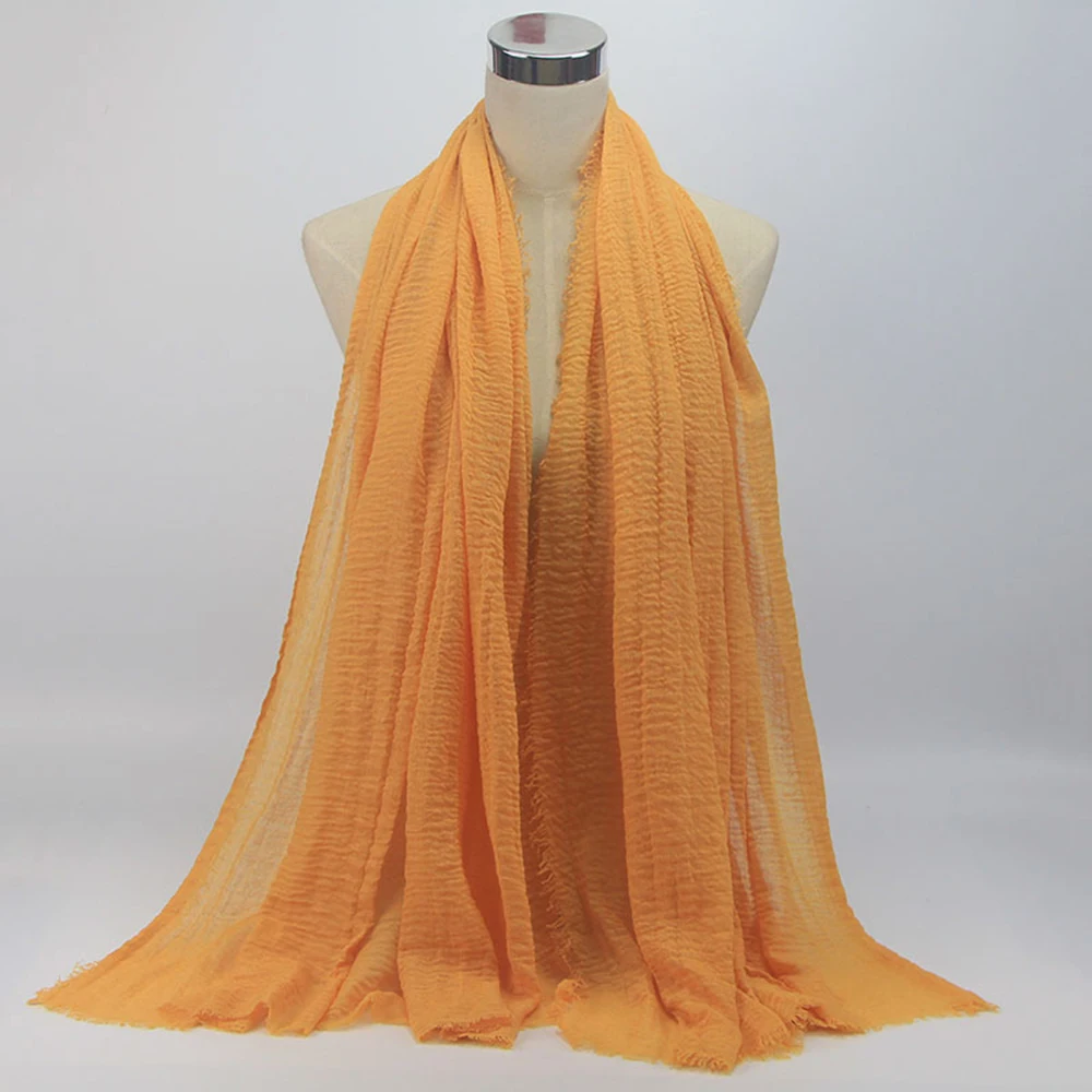 Шарф в стиле ретро на лето и осень 2018 шарф из хлопка льна длинные Дизайнерские