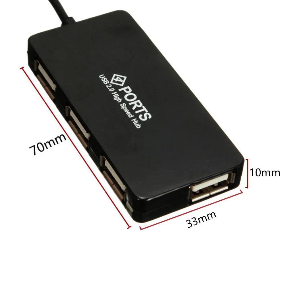 2 0 ультратонкий высокоскоростной Разветвитель USB концентратор для ноутбука