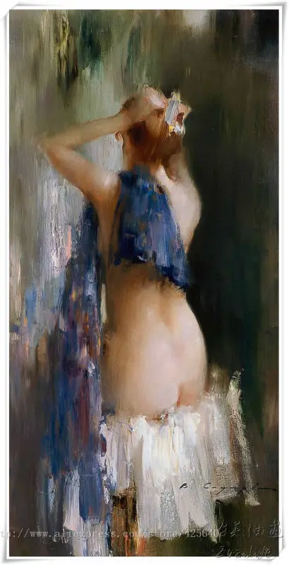 Картина маслом для влюбленных Обнаженная сексуальная женская картина на холсте