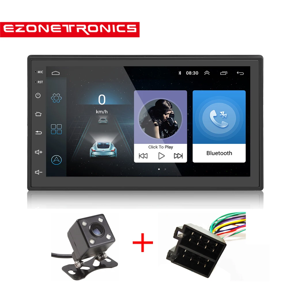 Автомагнитола 2Din с GPS навигацией на Android 6 0 универсальная стереосистема 7 &quot1024*600 Wi