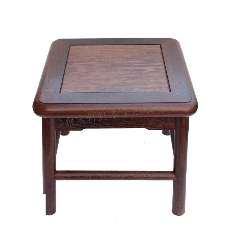 Wenge маленькие квадратные табуреты из красного дерева каменные вазы Будды резьба