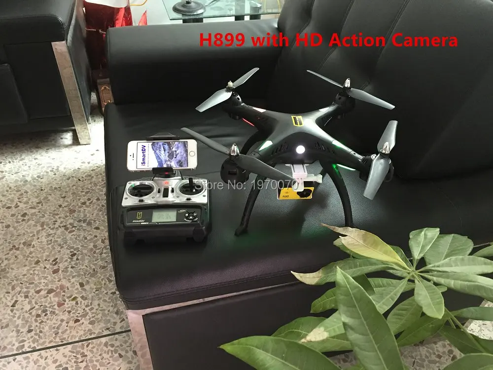 HQ899 2 4G 4CH большой Радиоуправляемый квадрокоптер Дрон вертолет с 5.0MP HD Wifi FPV камера