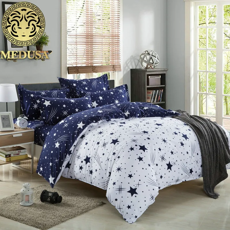 Медуза звезды моды луна и король королева полный размер 4 шт. постельных