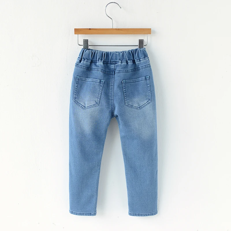 Детские джинсы для девочек мультфильм автомобиль вышивка малышей джинсовые