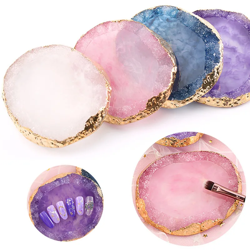 1 шт. практика доска естественная Смола лак цвет полка маникюр инструмент Ложные