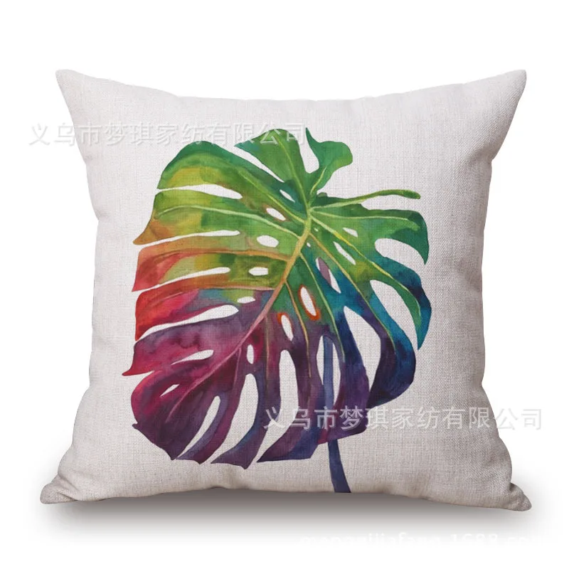 Чехол для подушки из хлопка и льна с 7 узорами | Дом сад