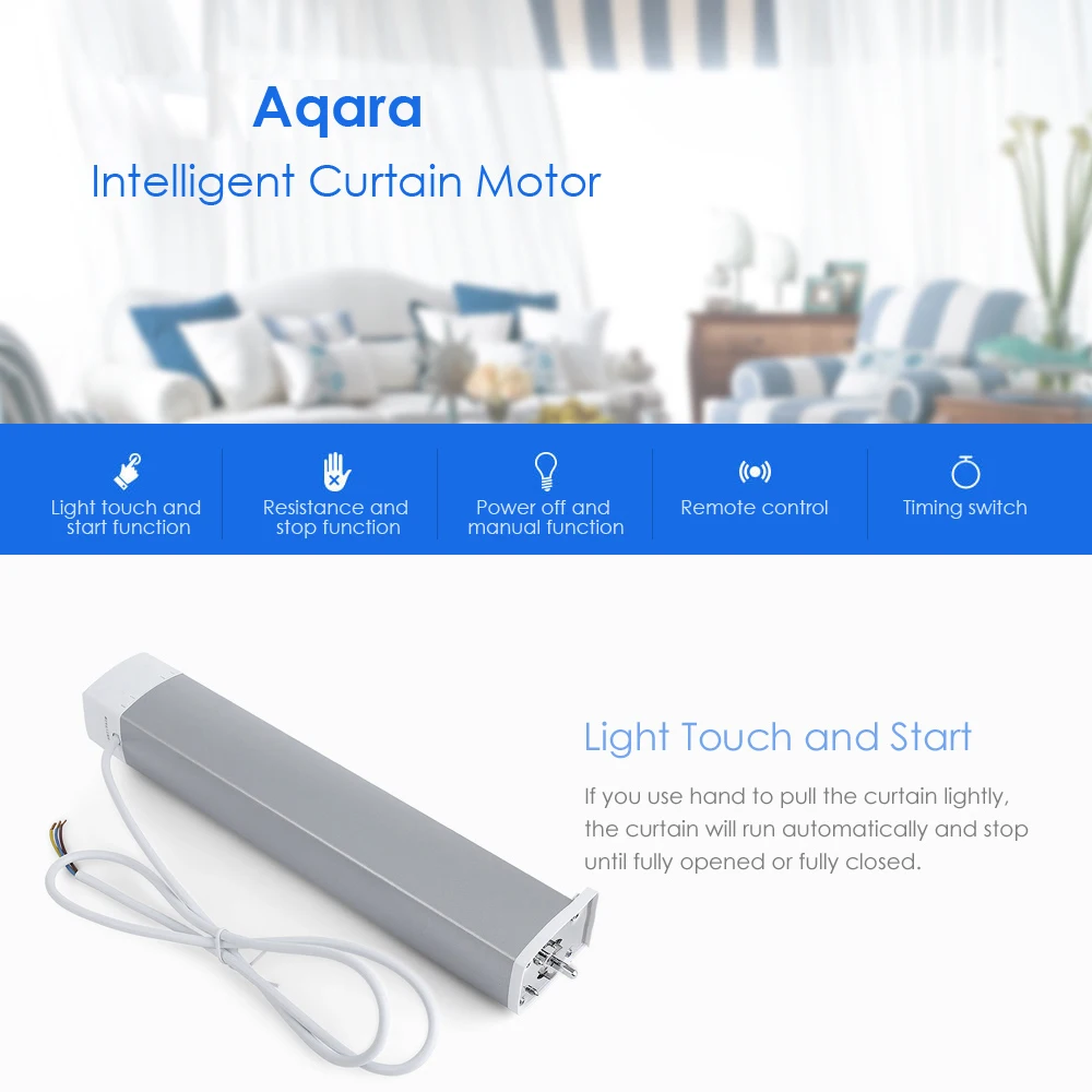Умный дом Aqara занавес умный мотор Zigbee Wifi для xiaomi смарт-устройство через
