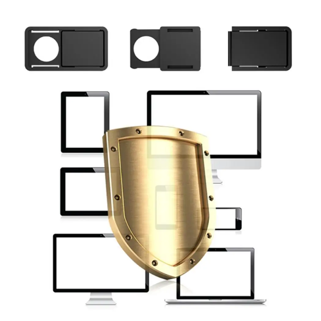 Раздвижная веб-камера для мобильного телефона ноутбука Черная защитная крышка |