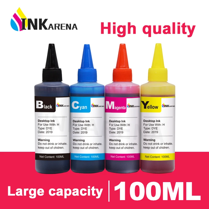 

4 Color Printer Dye Ink Refill Kit For HP 178 XL For HP178 Refillable Cartridge Deskjet 3070A 3520 Officejet 4620 Printer
