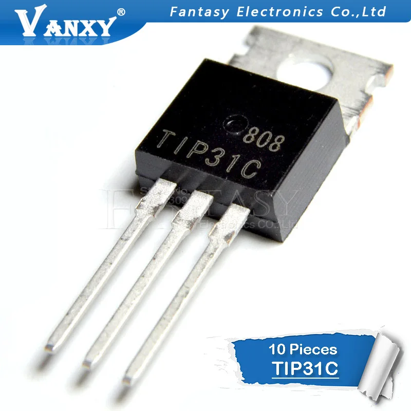 10 шт. TIP31C TO220 TIP31 TO-220 Новый и оригинальный IC | Электронные компоненты