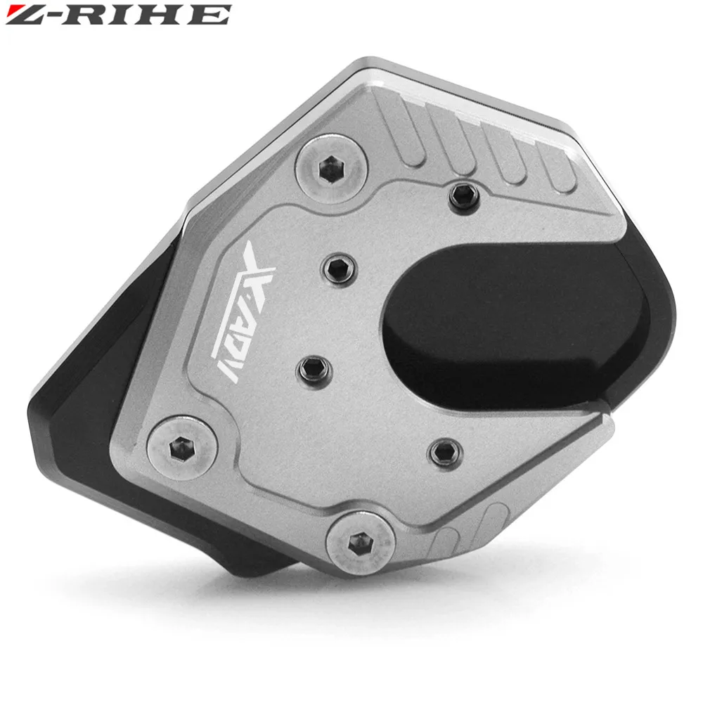 Black and silver X-ADV XADV аксессуары для мотоциклов боковая подставка удлинитель подставки для Honda X-ADV X ADV XADV ampliar - Цвет: Black and silver