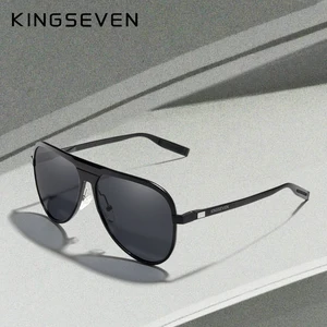 Мужские солнцезащитные очки KINGSEVEN, поляризационные, из алюминия и магния, UV400